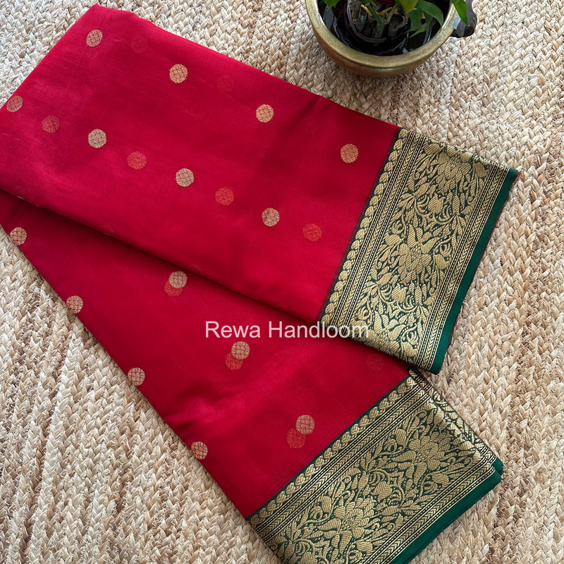 Chanderi Katan Silk Saree