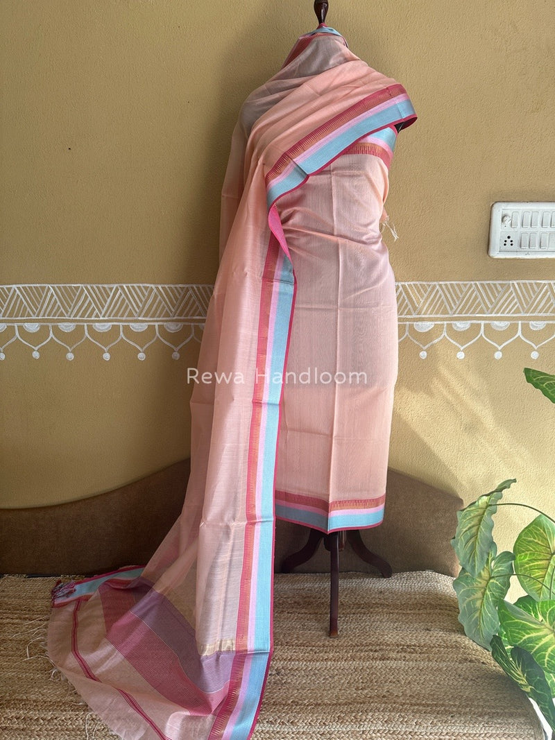 Maheshwari Multicolour Dress Material
