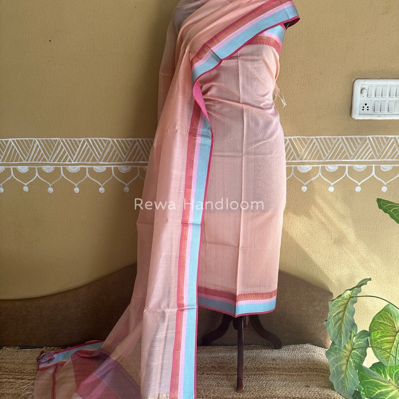 Maheshwari Multicolour Dress Material