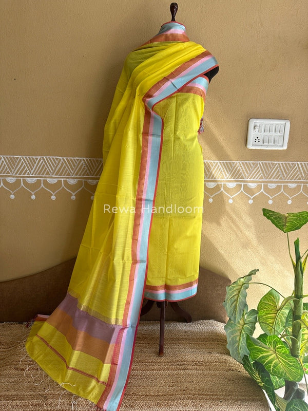 Maheshwari Multicolour Dress Material