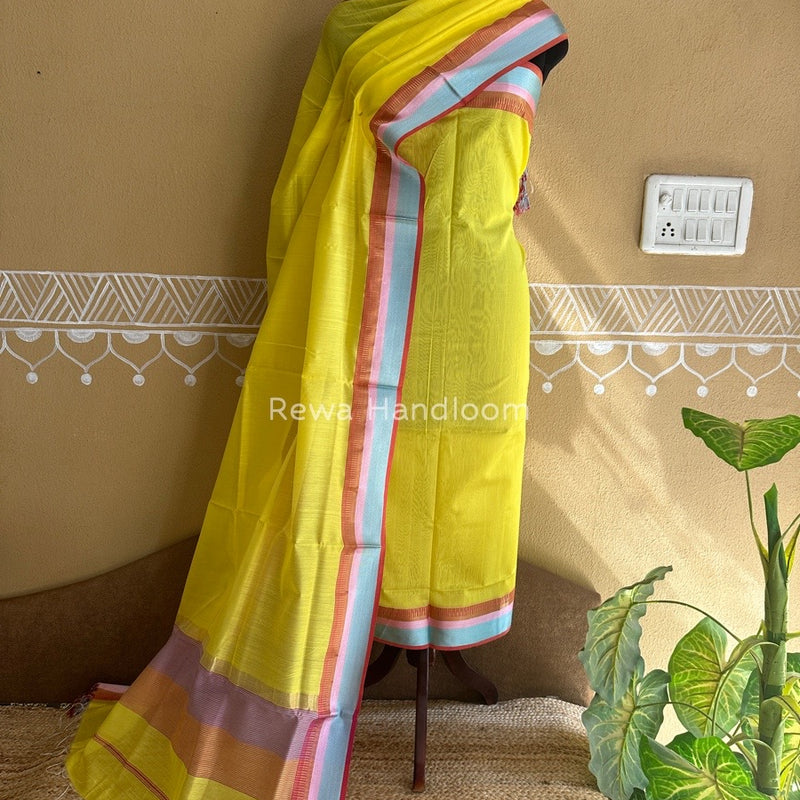 Maheshwari Multicolour Dress Material