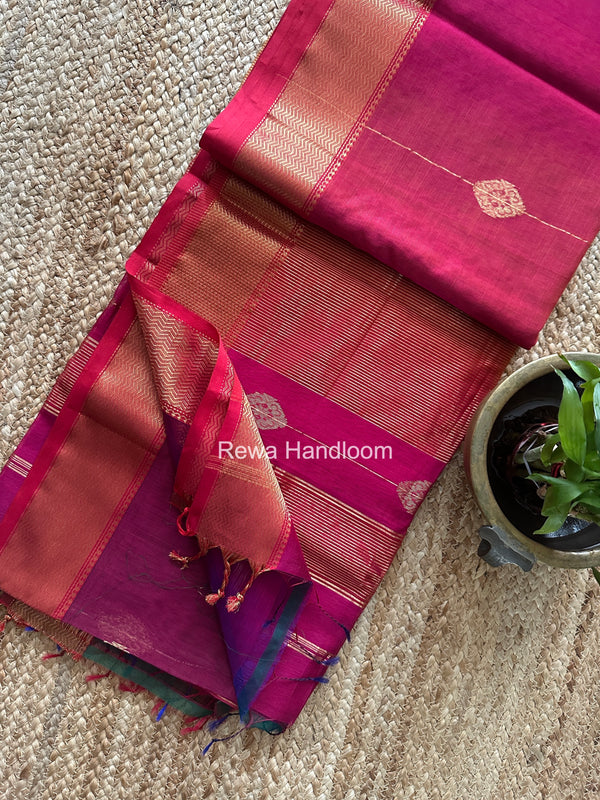 Maheshwari Shaded Butta Saree