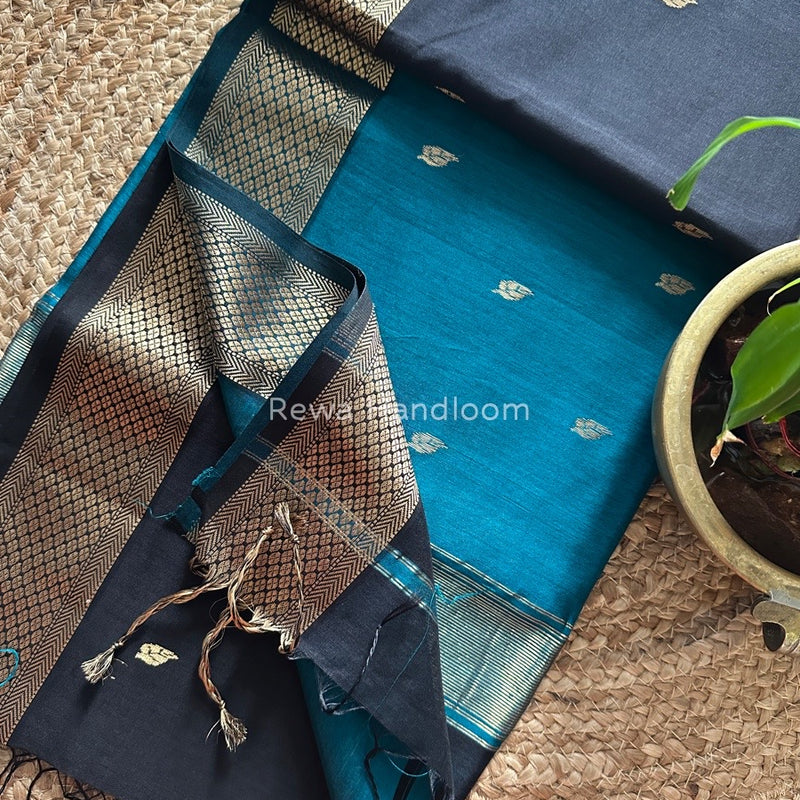 Zari Butti Maheshwari Saree