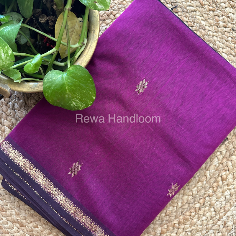  Zari Butti ~ Maheshwari Saree