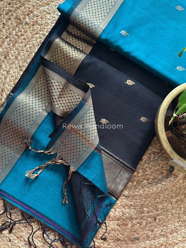 Zari Butti Maheshwari Saree