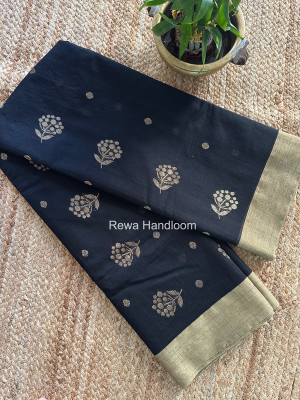 Chanderi Butta Silk Saree