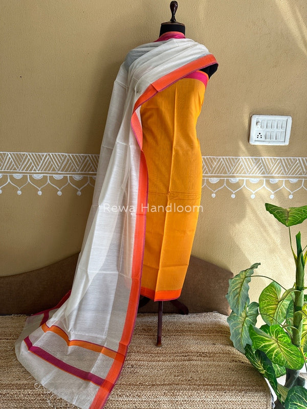 Maheshwari Multicolour Dress Material
