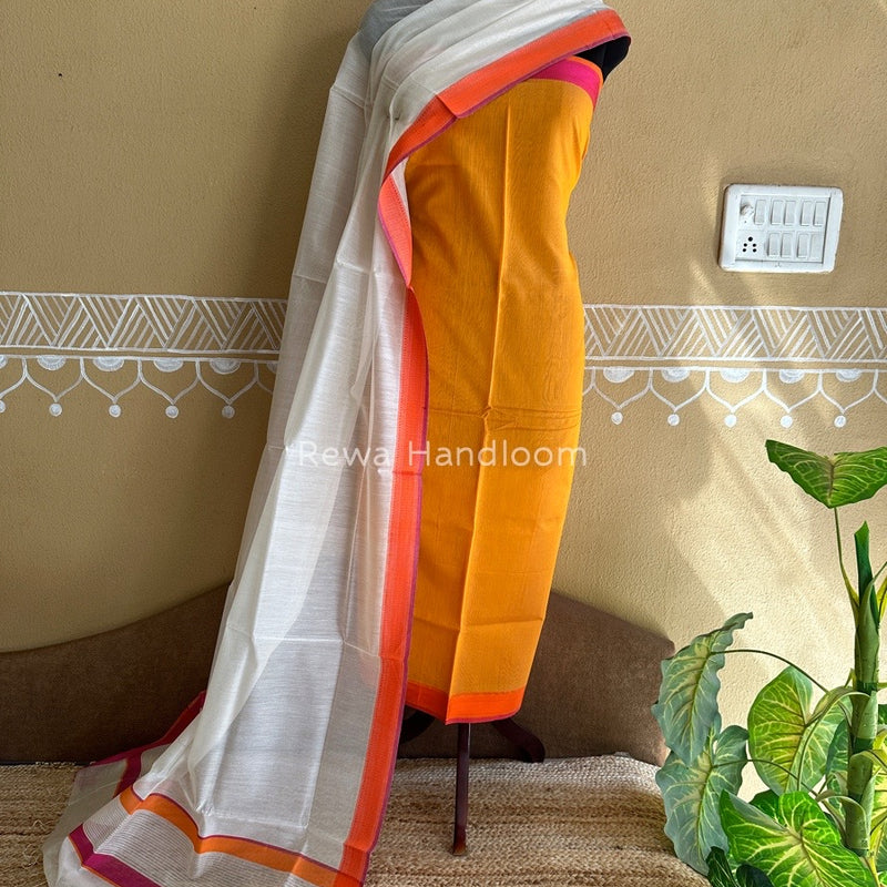 Maheshwari Multicolour Dress Material