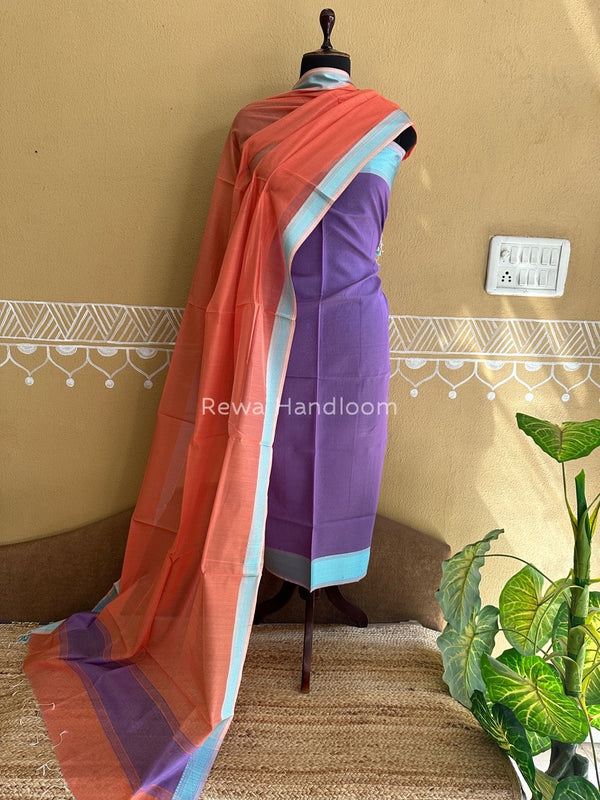 Maheshwari Multicolour Dress Material