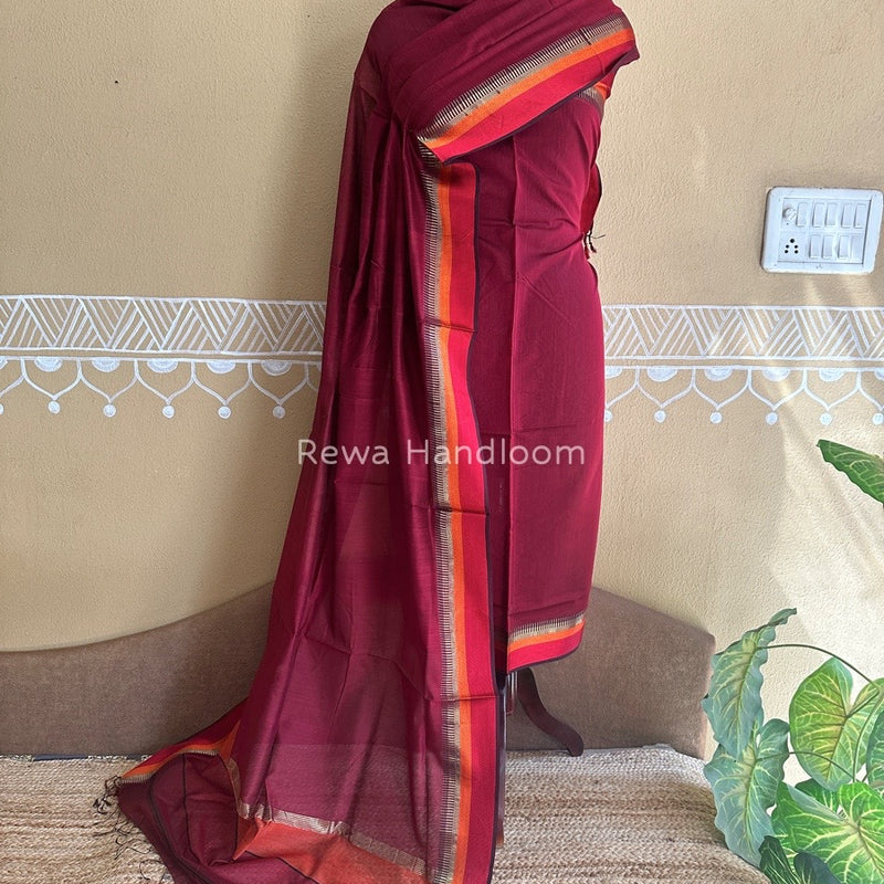 Maheshwari Multicolour Dress Material