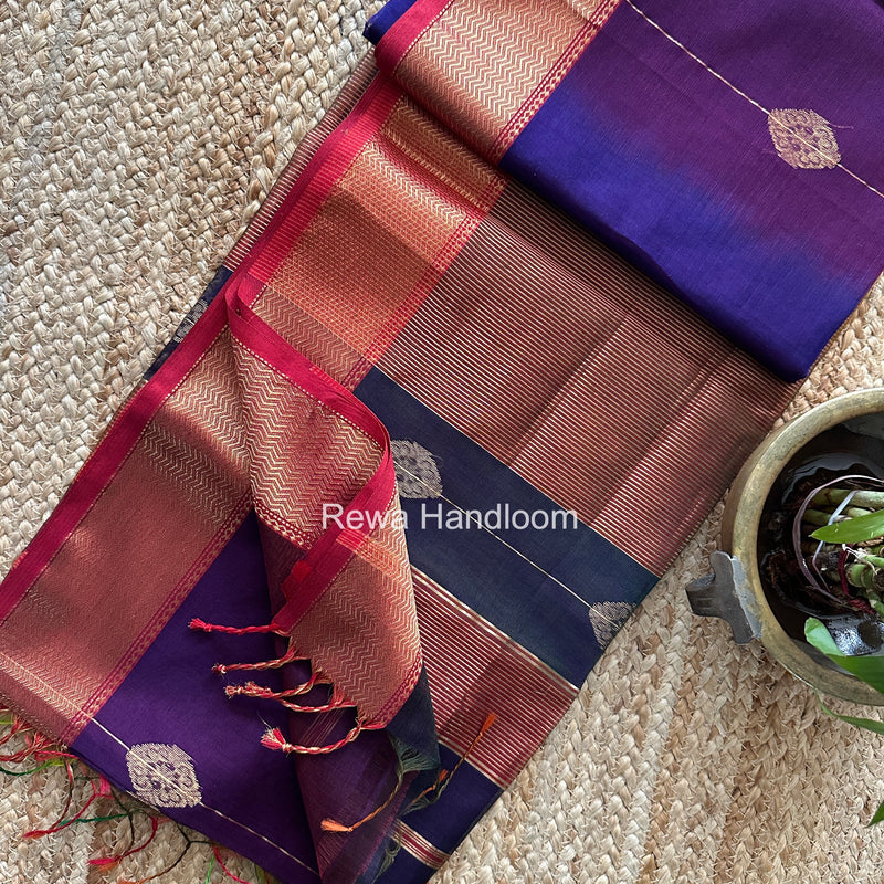 Maheshwari Shaded Butta Saree