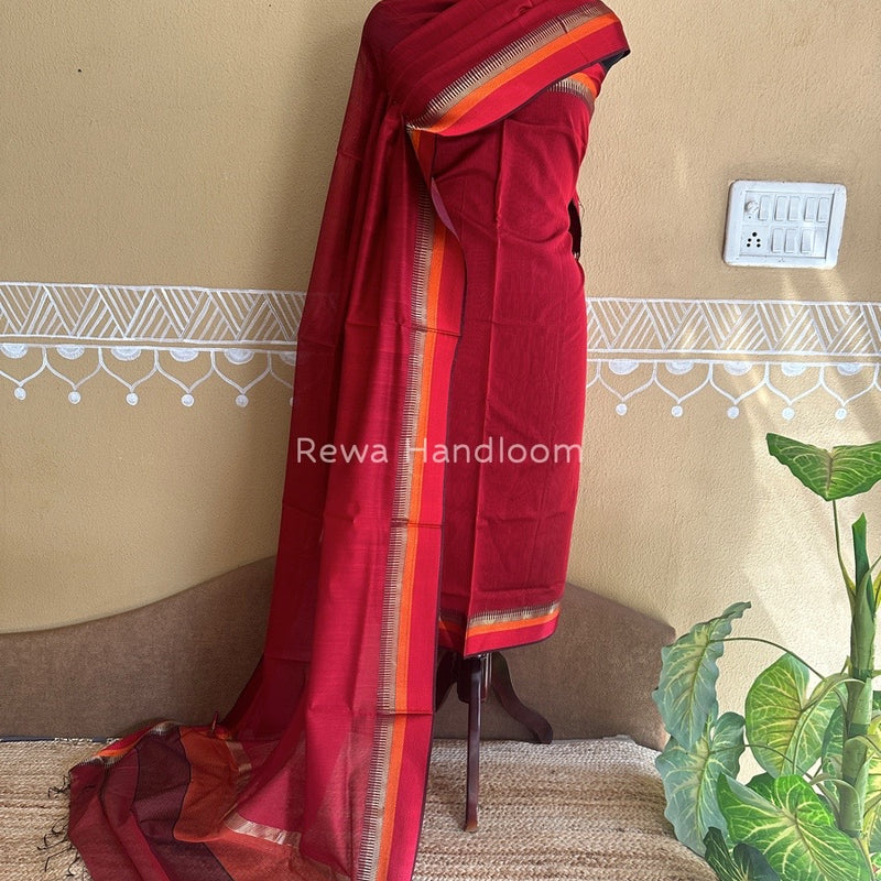 Maheshwari Multicolour Dress Material