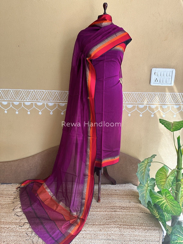 Maheshwari Multicolour Dress Material