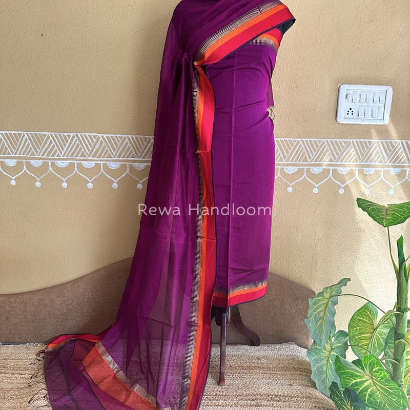 Maheshwari Multicolour Dress Material