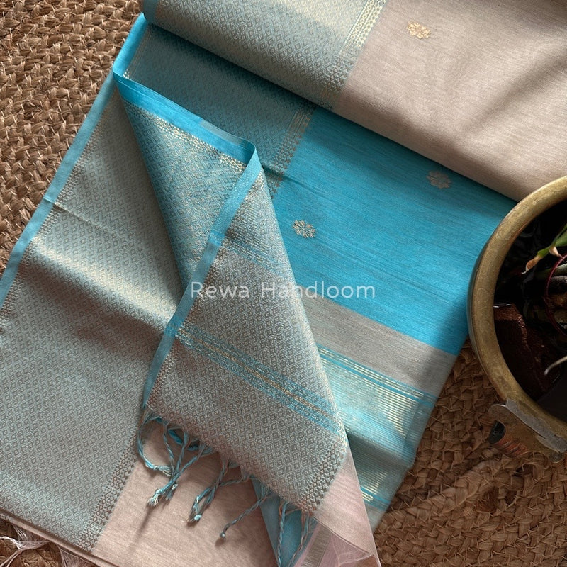 Maheshwari Zari Skirt Butti Saree