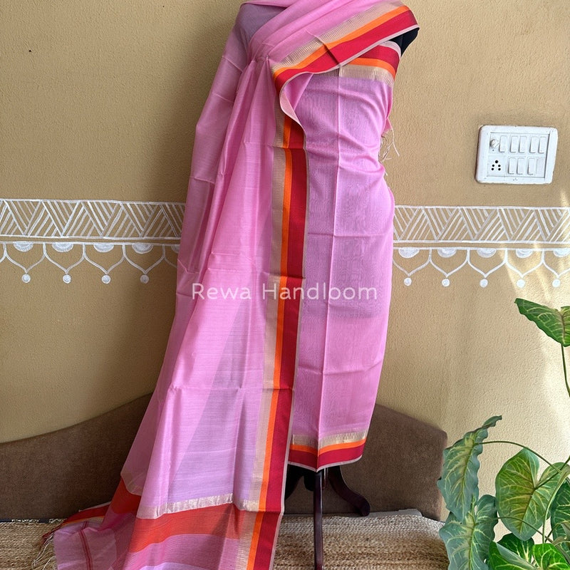 Maheshwari Multicolour Dress Material