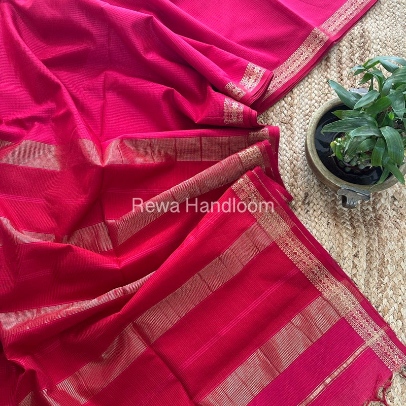 Maheshwari Garbha Reshami Silk Saree
