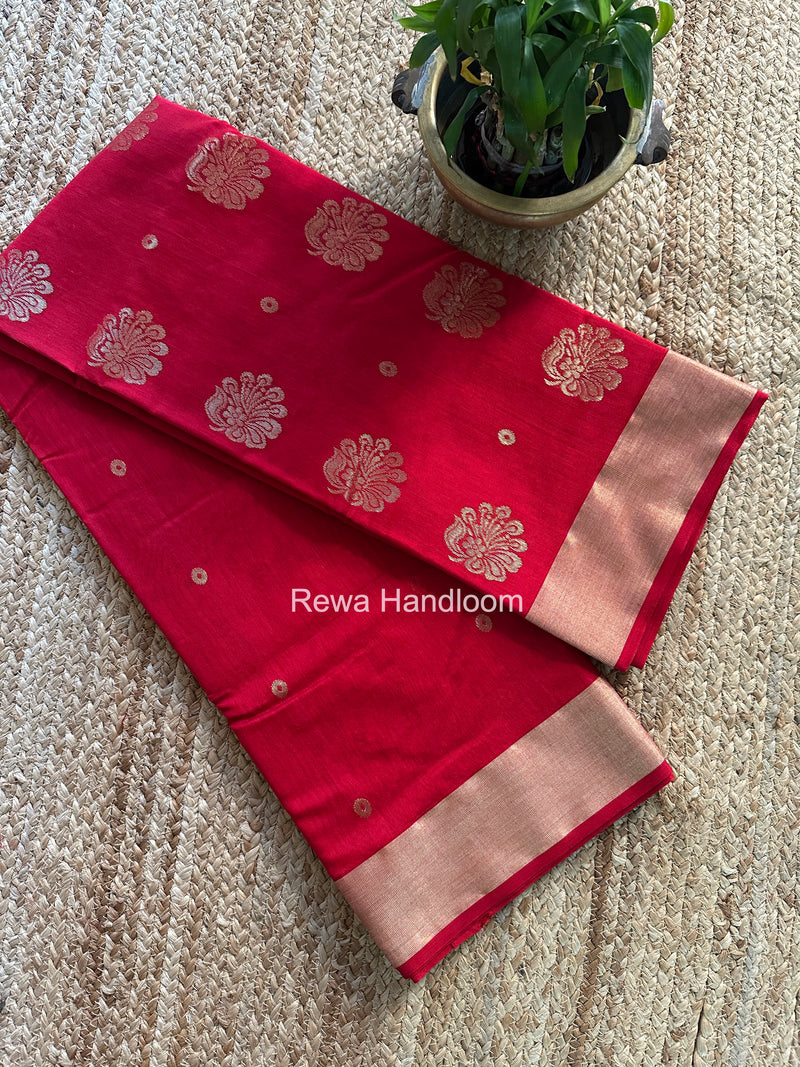 Chanderi Butta Silk Saree