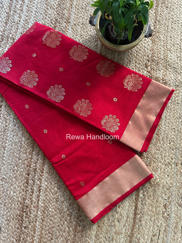 Chanderi Butta Silk Saree
