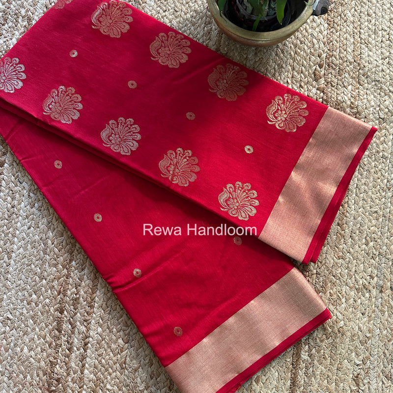 Chanderi Butta Silk Saree