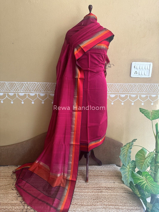 Maheshwari Multicolour Dress Material