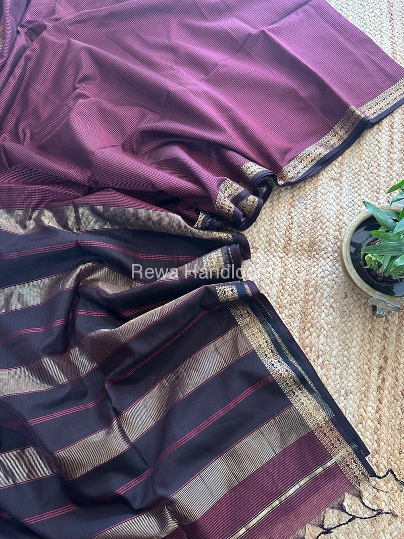 Maheshwari Garbha Reshami Silk Saree