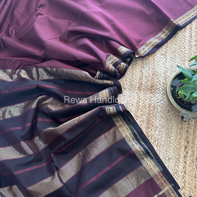 Maheshwari Garbha Reshami Silk Saree