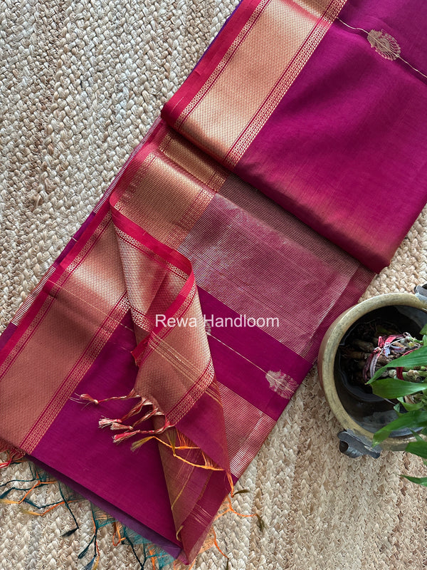 Maheshwari Shaded Butta Saree