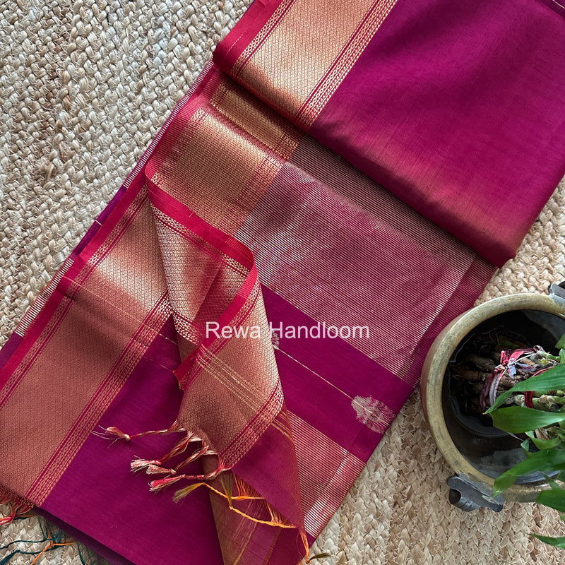 Maheshwari Shaded Butta Saree