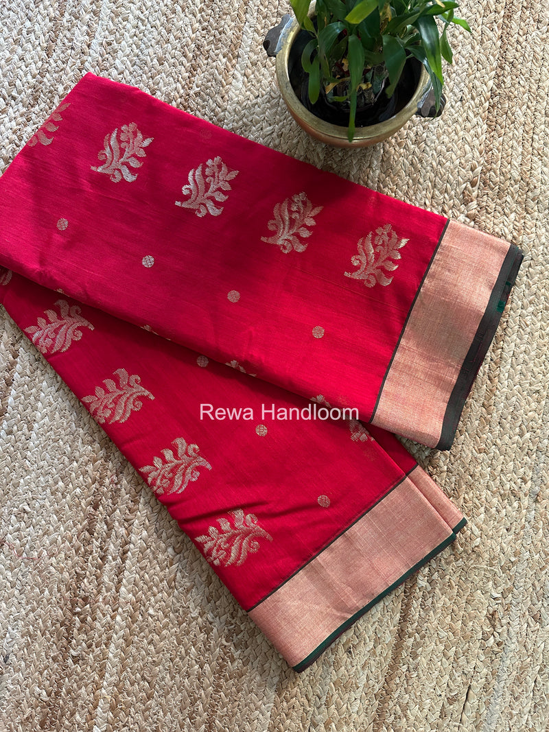 Chanderi Butta Silk Saree