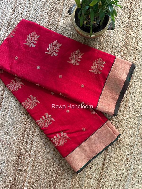 Chanderi Butta Silk Saree
