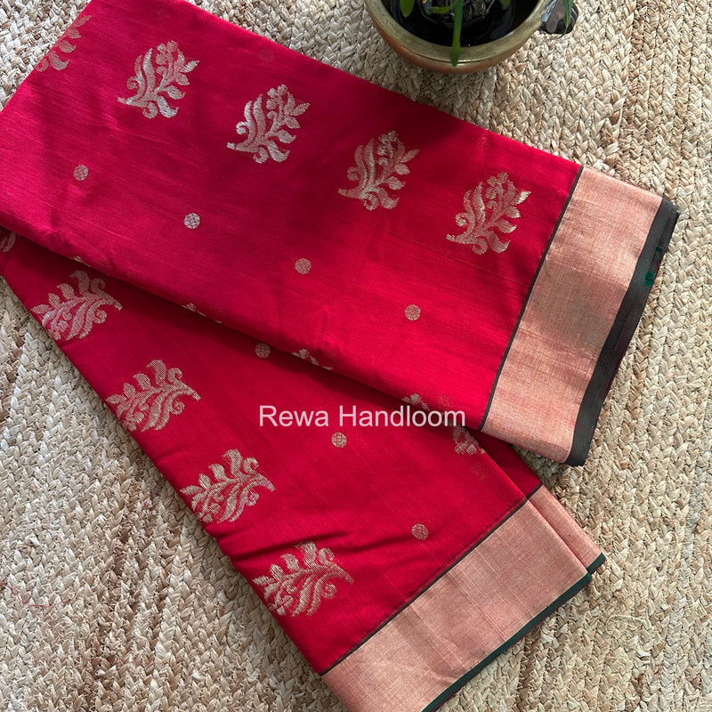 Chanderi Butta Silk Saree