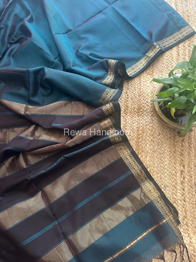 Maheshwari Garbha Reshami Silk Saree