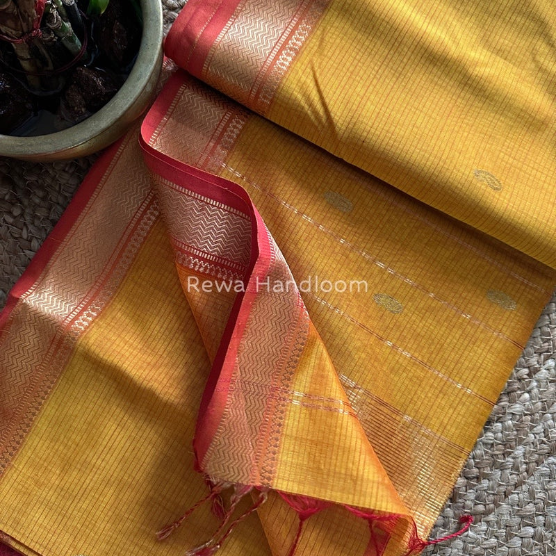 Maheshwari Zari Butti Saree
