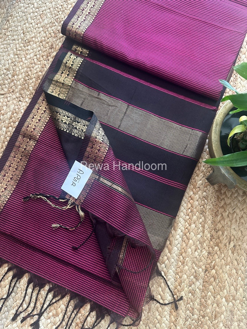 Maheshwari Garbha Reshami Silk Saree