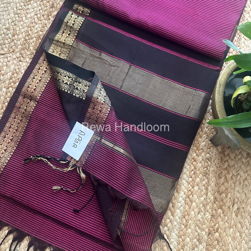 Maheshwari Garbha Reshami Silk Saree