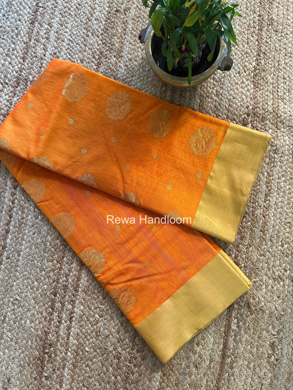 Chanderi Butta Silk Saree