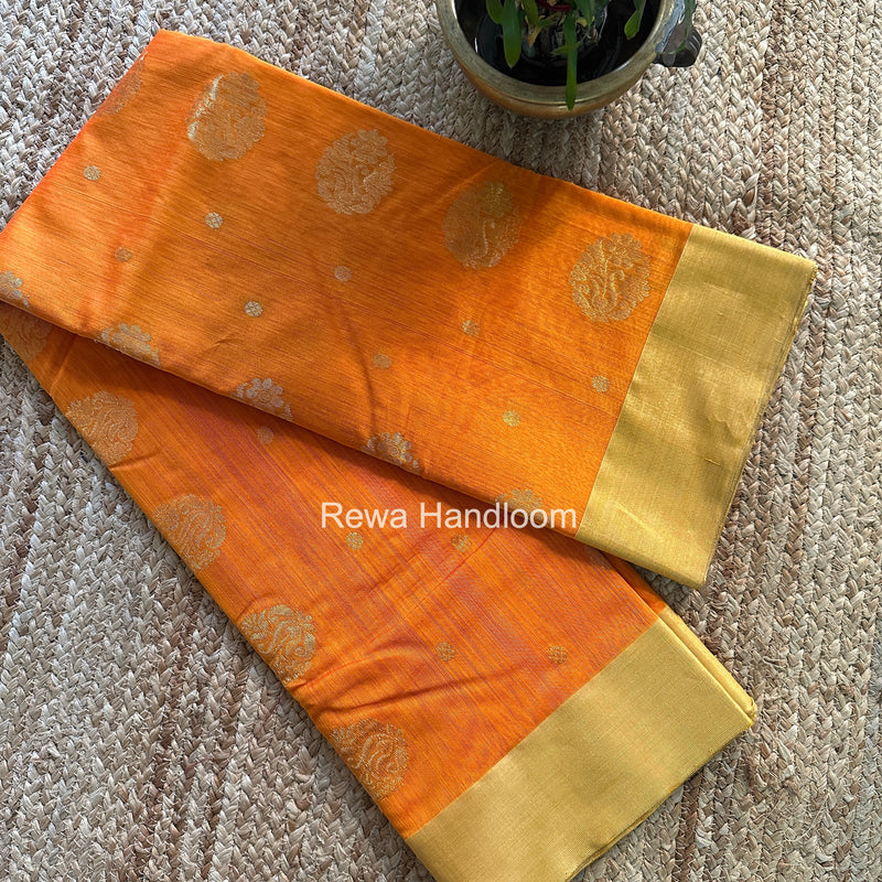 Chanderi Butta Silk Saree