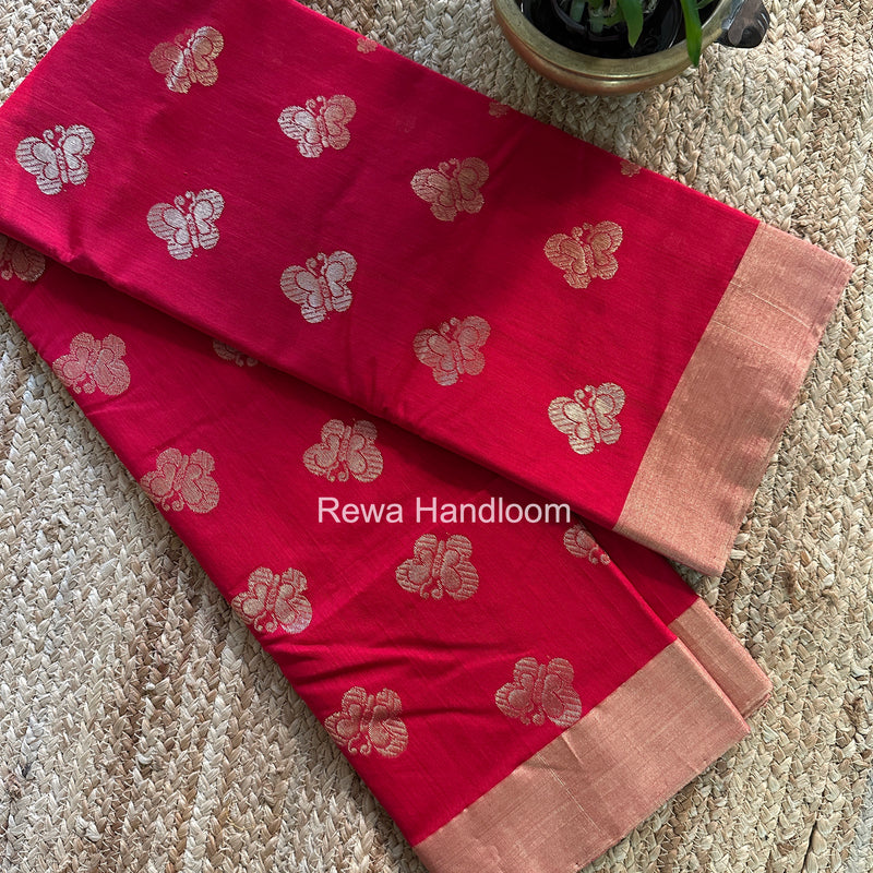Chanderi Butta Silk Saree