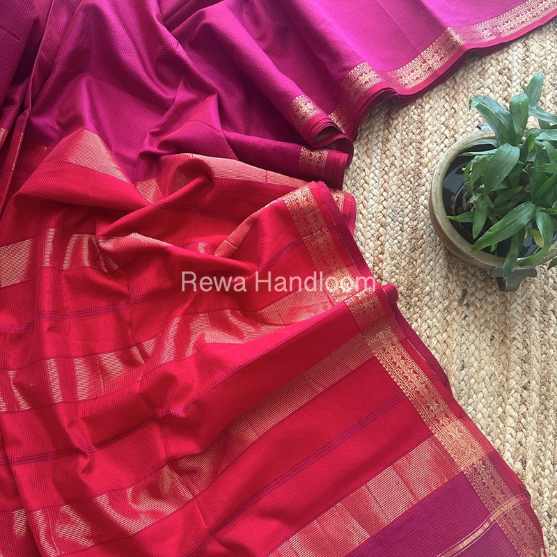 Maheshwari Garbha Reshami Silk Saree
