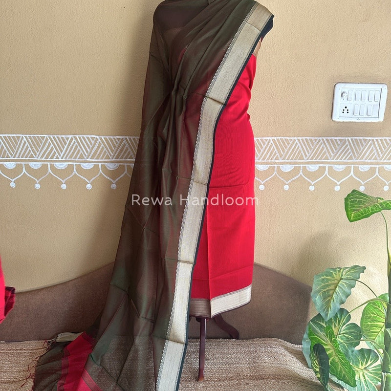 Maheshwari Multicolour Dress Material