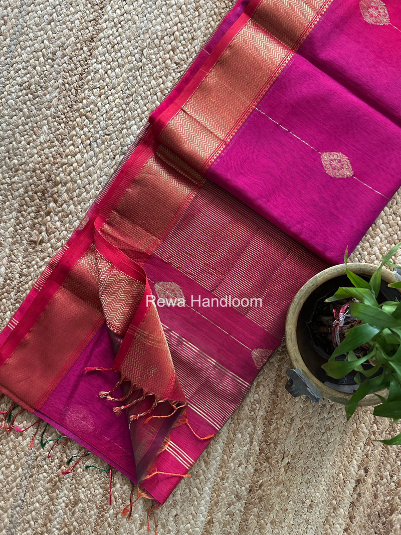 Maheshwari Shaded Butta Saree