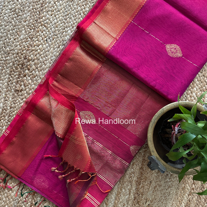 Maheshwari Shaded Butta Saree