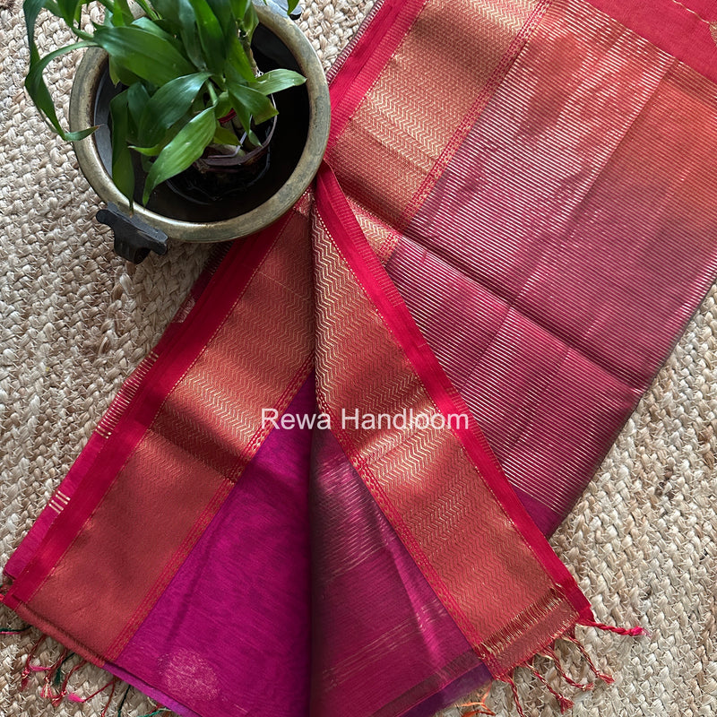 Maheshwari Rani Pink Shaded Butta Saree BLSS019