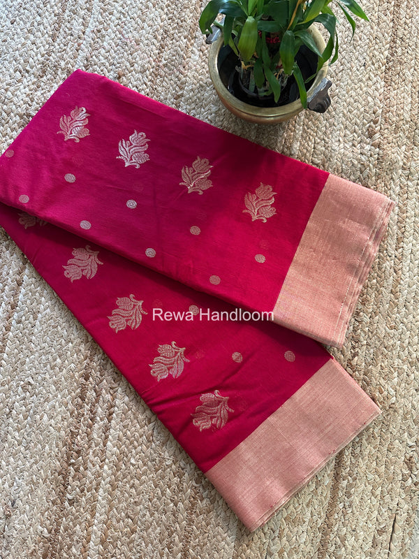 Chanderi Butta Silk Saree