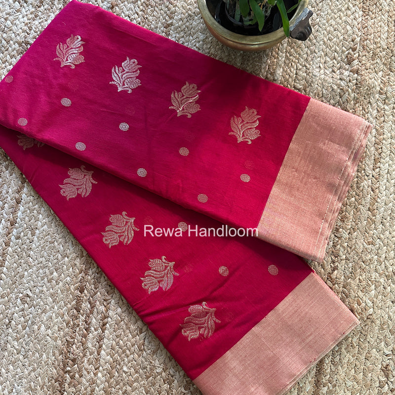 Chanderi Butta Silk Saree