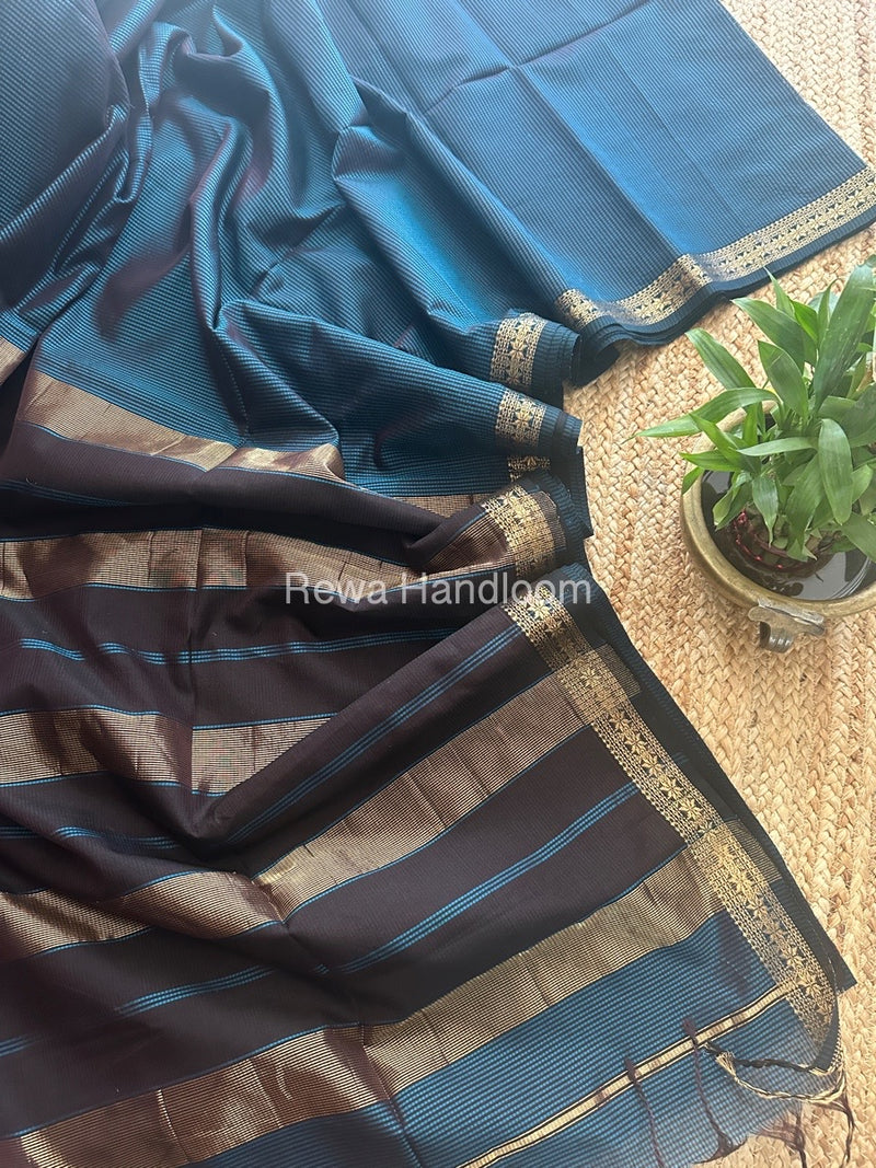 Maheshwari Garbha Reshami Silk Saree