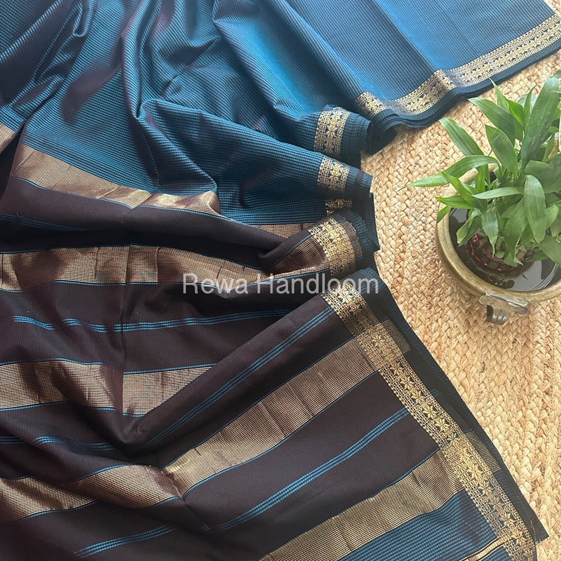 Maheshwari Garbha Reshami Silk Saree