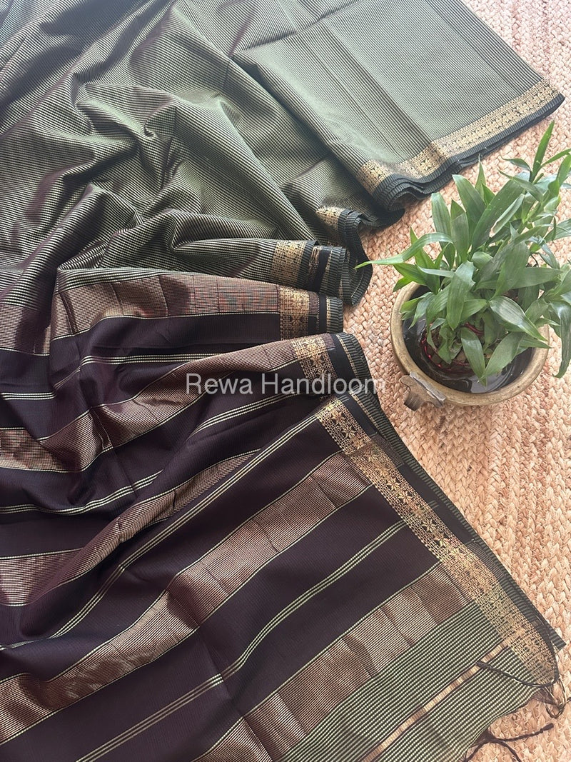 Maheshwari Garbha Reshami Silk Saree