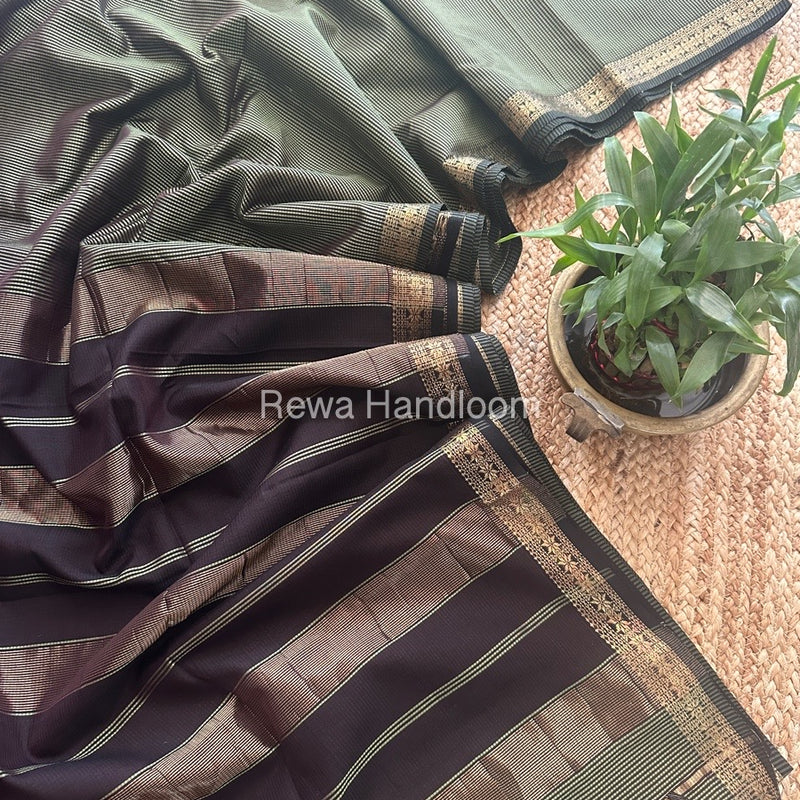 Maheshwari Garbha Reshami Silk Saree
